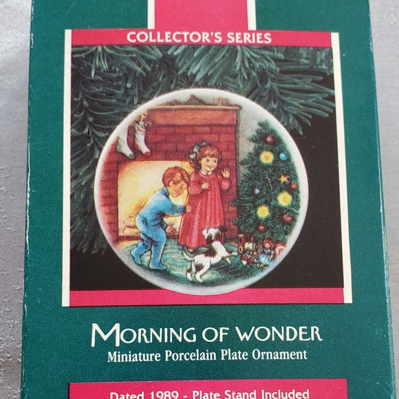 Hallmark Keepsake MORNING OF WONDER 3RD IN THE COLLECTORS PLATE SERIES Christmas - Picture 6 of 8